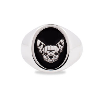 Anello cane Chihuahua Argento 925