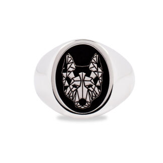 Anello cane Lupo Argento 925