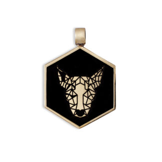 Medaglietta Cane Bull Terrier Bronzo