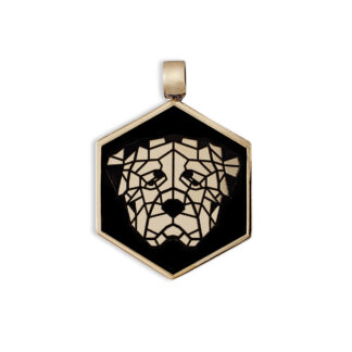 Medaglietta Cane Rottweiler Bronzo