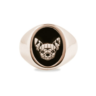 Anello Cane Chihuahua Bronzo