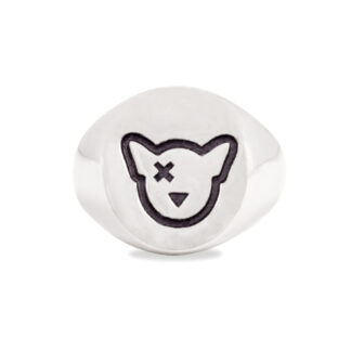 Anello Cane Logo Doge Argento 925
