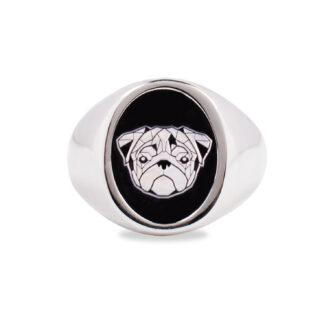 Anello cane Carlino Argento 925