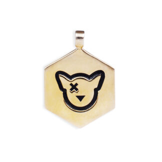 Medaglietta Cane Personalizzabile Bronzo